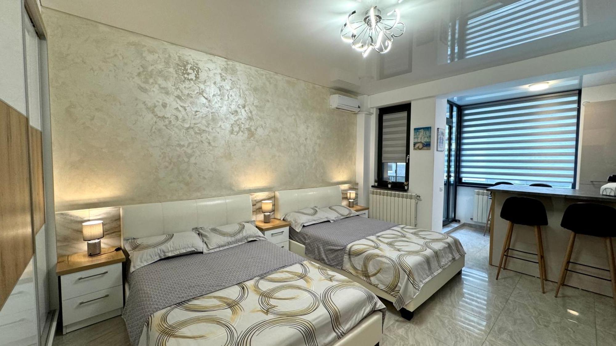 Seaview Deluxe Double Studio - Beachfront Resort Năvodari Eksteriør bilde