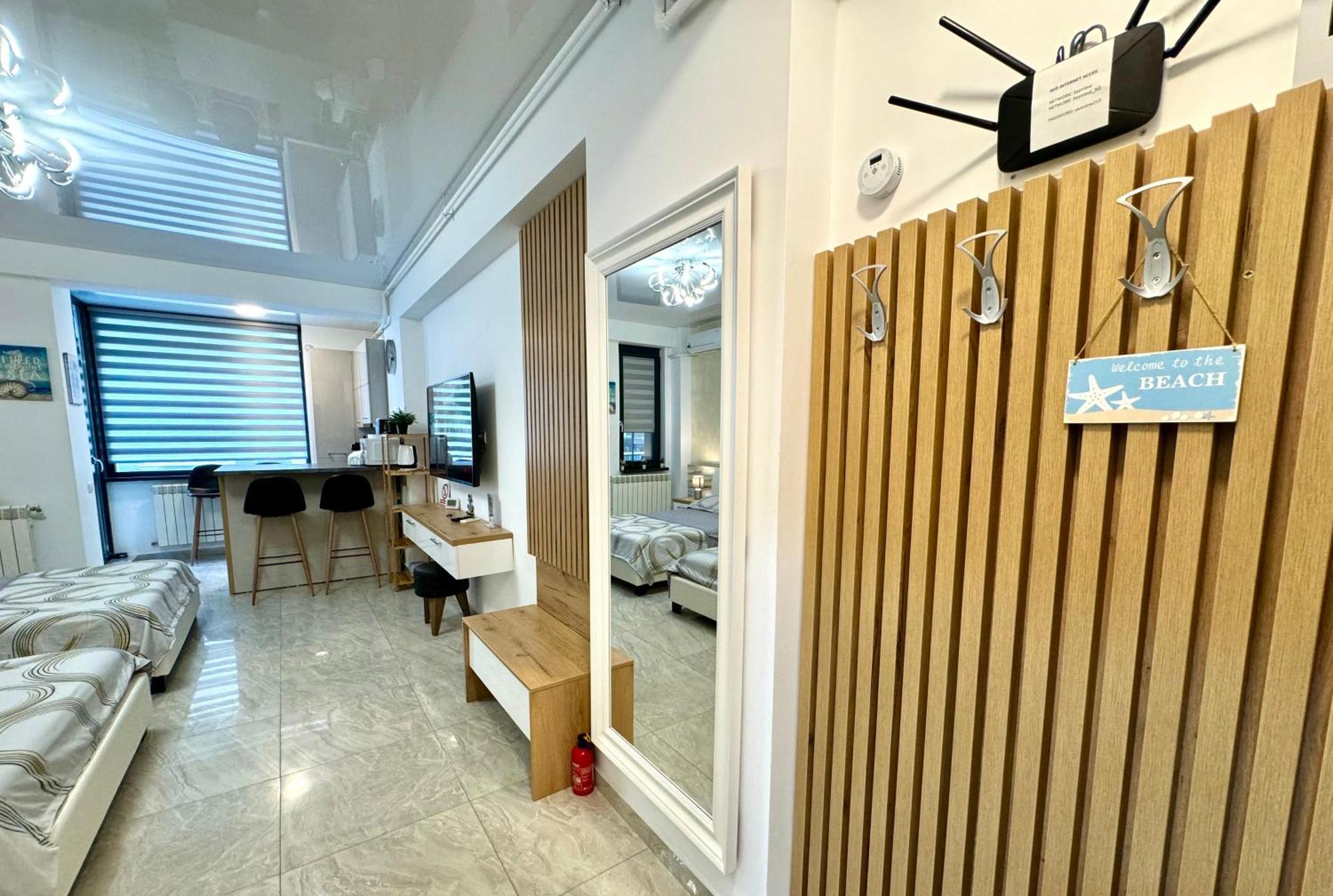 Seaview Deluxe Double Studio - Beachfront Resort Năvodari Eksteriør bilde
